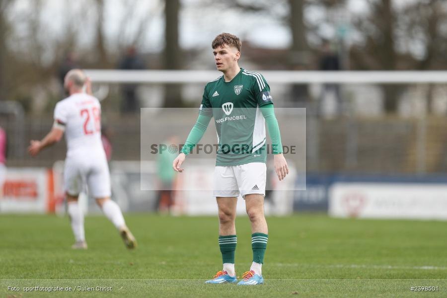 sport, action, Willy-Sachs-Stadion, Schweinfurt, Regionalliga Bayern, März 2024, Fussball, FCS, FCA, FC Augsburg II, BFV, 25. Spieltag, 16.03.2024, 1. FC Schweinfurt 1905 - Bild-ID: 2398501