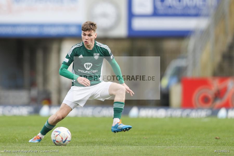 sport, action, Willy-Sachs-Stadion, Schweinfurt, Regionalliga Bayern, März 2024, Fussball, FCS, FCA, FC Augsburg II, BFV, 25. Spieltag, 16.03.2024, 1. FC Schweinfurt 1905 - Bild-ID: 2398503