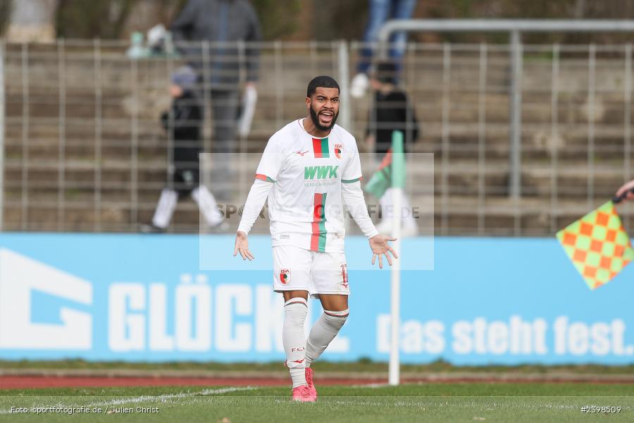 sport, action, Willy-Sachs-Stadion, Schweinfurt, Regionalliga Bayern, März 2024, Fussball, FCS, FCA, FC Augsburg II, BFV, 25. Spieltag, 16.03.2024, 1. FC Schweinfurt 1905 - Bild-ID: 2398509