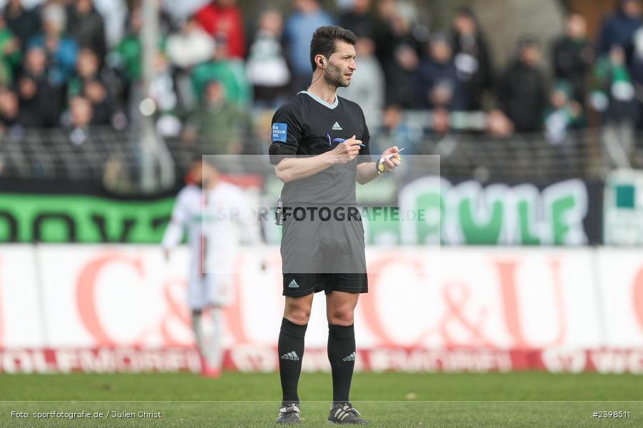 sport, action, Willy-Sachs-Stadion, Schweinfurt, Regionalliga Bayern, März 2024, Fussball, FCS, FCA, FC Augsburg II, BFV, 25. Spieltag, 16.03.2024, 1. FC Schweinfurt 1905 - Bild-ID: 2398511