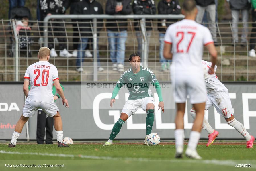 sport, action, Willy-Sachs-Stadion, Schweinfurt, Regionalliga Bayern, März 2024, Fussball, FCS, FCA, FC Augsburg II, BFV, 25. Spieltag, 16.03.2024, 1. FC Schweinfurt 1905 - Bild-ID: 2398515