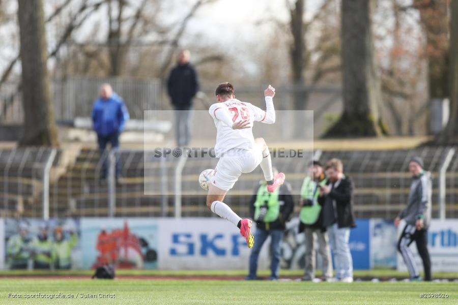 sport, action, Willy-Sachs-Stadion, Schweinfurt, Regionalliga Bayern, März 2024, Fussball, FCS, FCA, FC Augsburg II, BFV, 25. Spieltag, 16.03.2024, 1. FC Schweinfurt 1905 - Bild-ID: 2398526