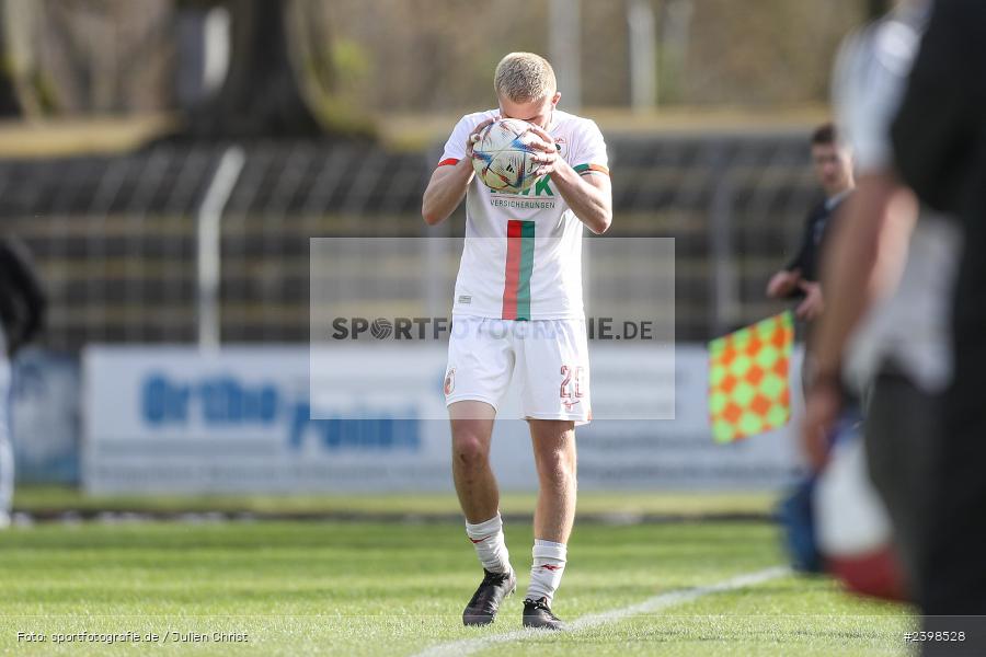 sport, action, Willy-Sachs-Stadion, Schweinfurt, Regionalliga Bayern, März 2024, Fussball, FCS, FCA, FC Augsburg II, BFV, 25. Spieltag, 16.03.2024, 1. FC Schweinfurt 1905 - Bild-ID: 2398528