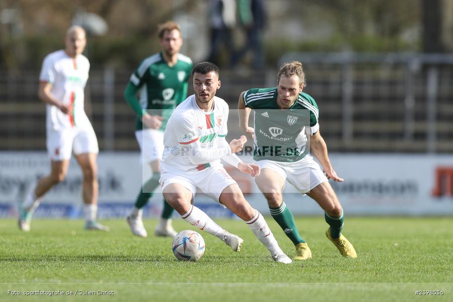 sport, action, Willy-Sachs-Stadion, Schweinfurt, Regionalliga Bayern, März 2024, Fussball, FCS, FCA, FC Augsburg II, BFV, 25. Spieltag, 16.03.2024, 1. FC Schweinfurt 1905 - Bild-ID: 2398536