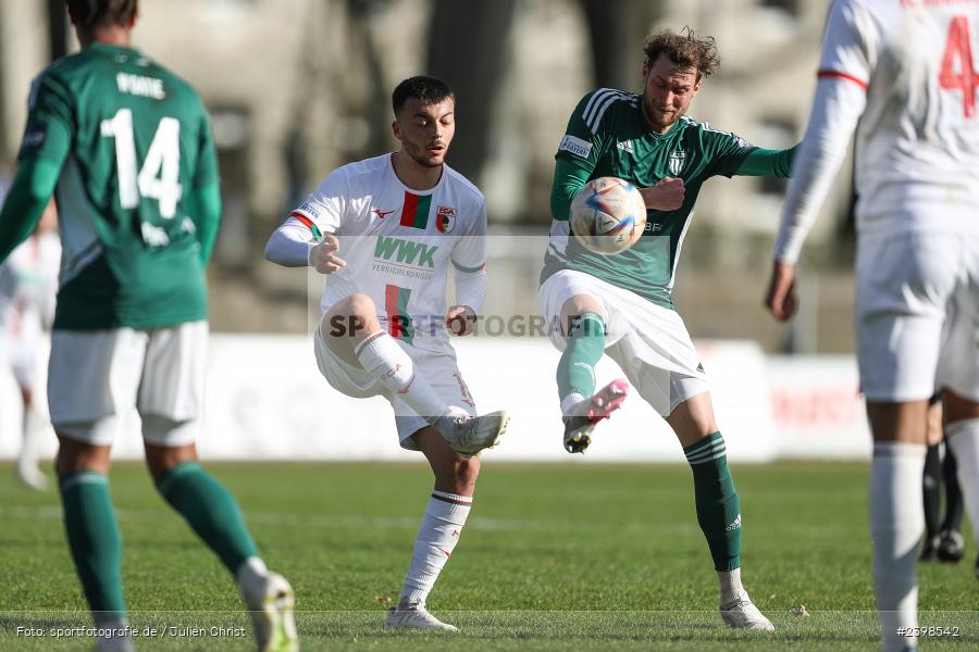 sport, action, Willy-Sachs-Stadion, Schweinfurt, Regionalliga Bayern, März 2024, Fussball, FCS, FCA, FC Augsburg II, BFV, 25. Spieltag, 16.03.2024, 1. FC Schweinfurt 1905 - Bild-ID: 2398542