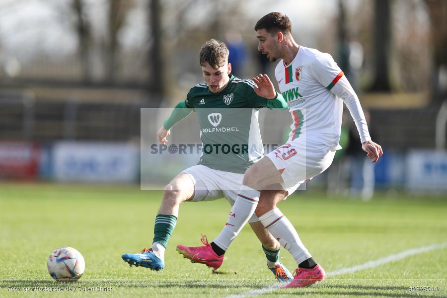 sport, action, Willy-Sachs-Stadion, Schweinfurt, Regionalliga Bayern, März 2024, Fussball, FCS, FCA, FC Augsburg II, BFV, 25. Spieltag, 16.03.2024, 1. FC Schweinfurt 1905 - Bild-ID: 2398544