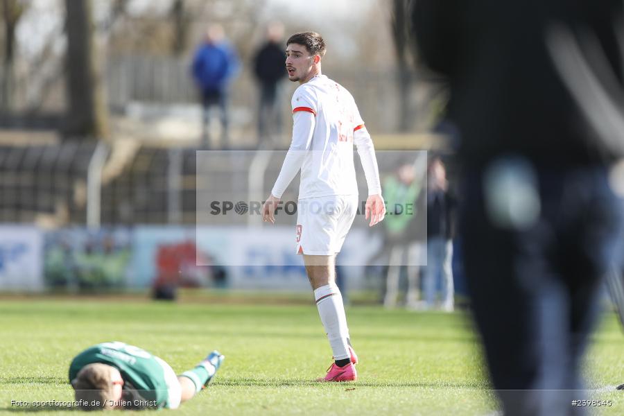 sport, action, Willy-Sachs-Stadion, Schweinfurt, Regionalliga Bayern, März 2024, Fussball, FCS, FCA, FC Augsburg II, BFV, 25. Spieltag, 16.03.2024, 1. FC Schweinfurt 1905 - Bild-ID: 2398545