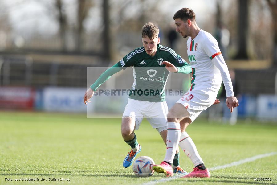 sport, action, Willy-Sachs-Stadion, Schweinfurt, Regionalliga Bayern, März 2024, Fussball, FCS, FCA, FC Augsburg II, BFV, 25. Spieltag, 16.03.2024, 1. FC Schweinfurt 1905 - Bild-ID: 2398550