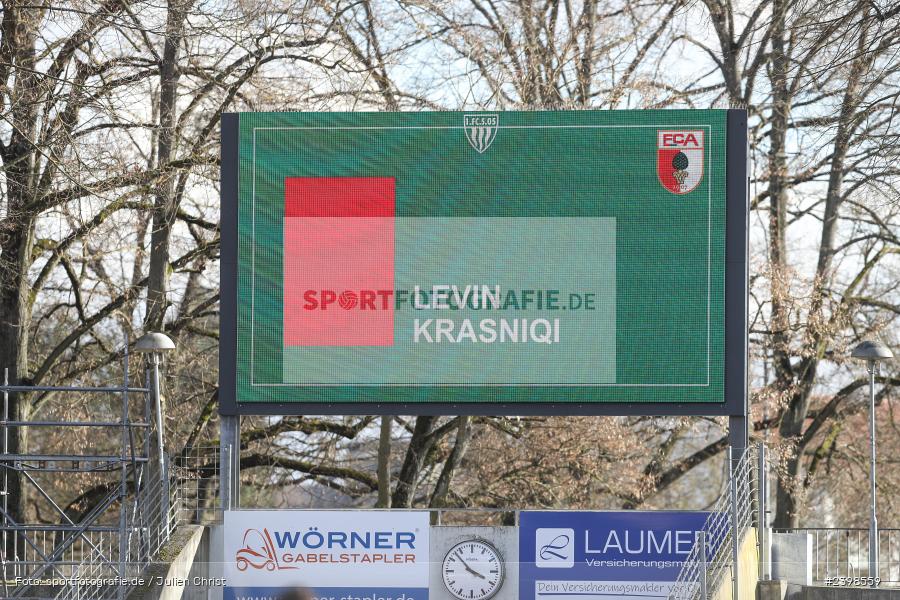 sport, action, Willy-Sachs-Stadion, Schweinfurt, Regionalliga Bayern, März 2024, Fussball, FCS, FCA, FC Augsburg II, BFV, 25. Spieltag, 16.03.2024, 1. FC Schweinfurt 1905 - Bild-ID: 2398559