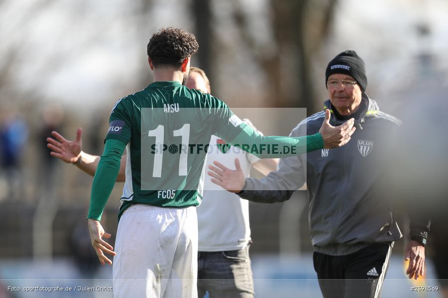 sport, action, Willy-Sachs-Stadion, Schweinfurt, Regionalliga Bayern, März 2024, Fussball, FCS, FCA, FC Augsburg II, BFV, 25. Spieltag, 16.03.2024, 1. FC Schweinfurt 1905 - Bild-ID: 2398569