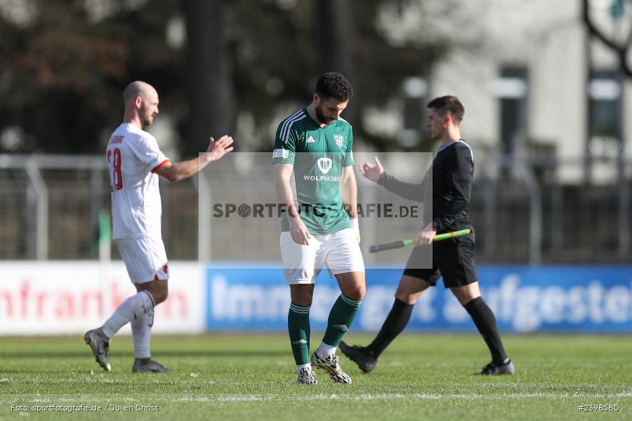 sport, action, Willy-Sachs-Stadion, Schweinfurt, Regionalliga Bayern, März 2024, Fussball, FCS, FCA, FC Augsburg II, BFV, 25. Spieltag, 16.03.2024, 1. FC Schweinfurt 1905 - Bild-ID: 2398580