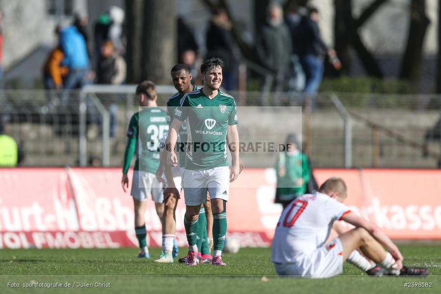 sport, action, Willy-Sachs-Stadion, Schweinfurt, Regionalliga Bayern, März 2024, Fussball, FCS, FCA, FC Augsburg II, BFV, 25. Spieltag, 16.03.2024, 1. FC Schweinfurt 1905 - Bild-ID: 2398582