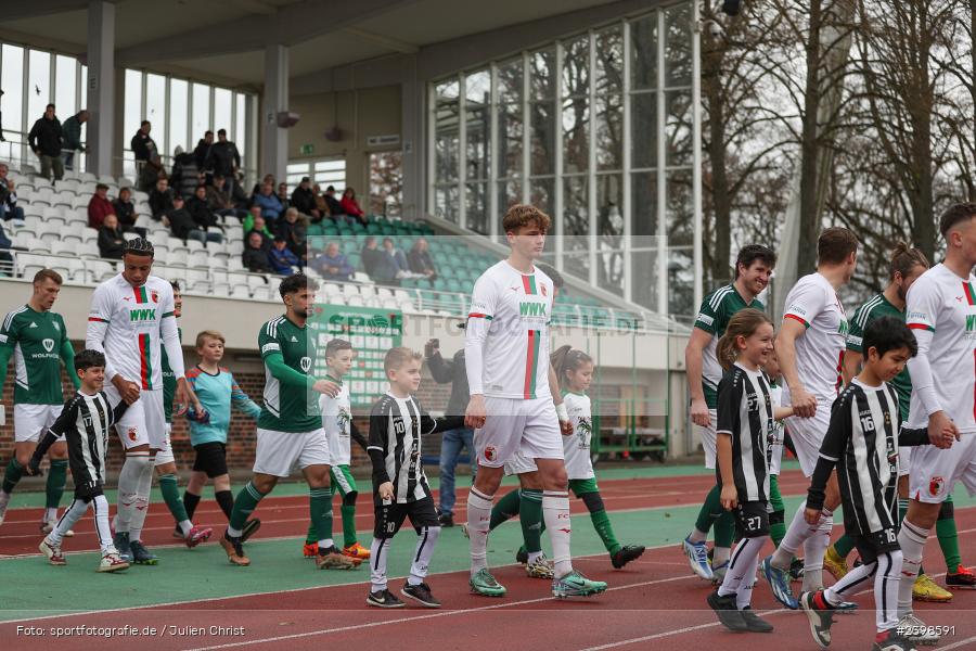 sport, action, Willy-Sachs-Stadion, Schweinfurt, Regionalliga Bayern, März 2024, Fussball, FCS, FCA, FC Augsburg II, BFV, 25. Spieltag, 16.03.2024, 1. FC Schweinfurt 1905 - Bild-ID: 2398591