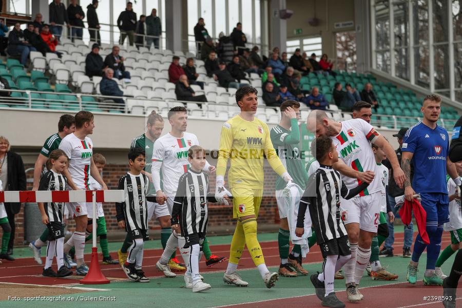 sport, action, Willy-Sachs-Stadion, Schweinfurt, Regionalliga Bayern, März 2024, Fussball, FCS, FCA, FC Augsburg II, BFV, 25. Spieltag, 16.03.2024, 1. FC Schweinfurt 1905 - Bild-ID: 2398593