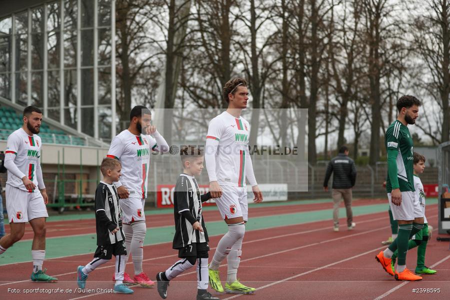 sport, action, Willy-Sachs-Stadion, Schweinfurt, Regionalliga Bayern, März 2024, Fussball, FCS, FCA, FC Augsburg II, BFV, 25. Spieltag, 16.03.2024, 1. FC Schweinfurt 1905 - Bild-ID: 2398595