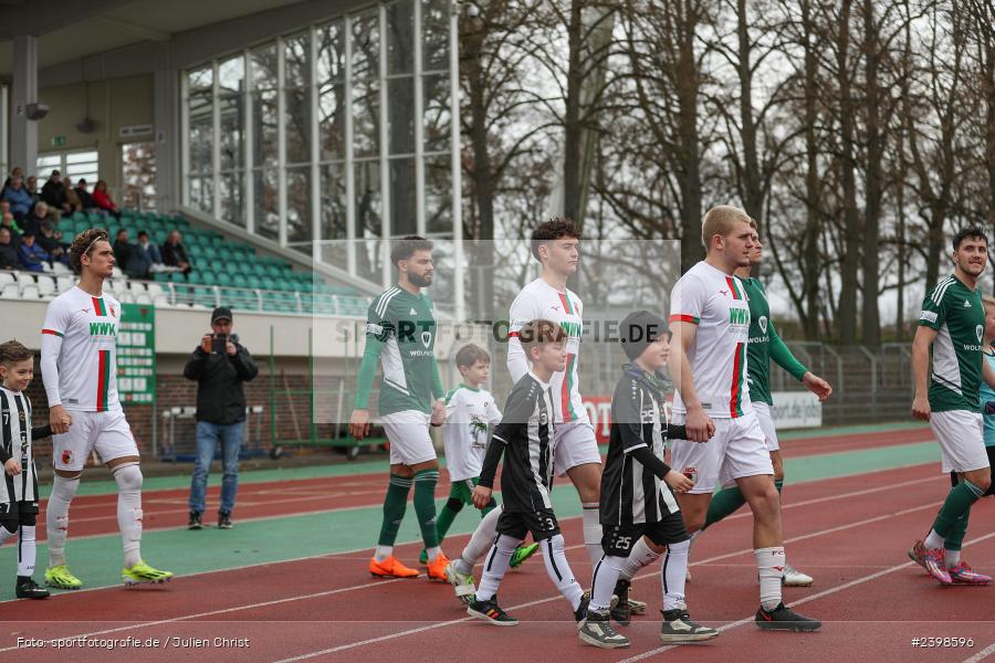 sport, action, Willy-Sachs-Stadion, Schweinfurt, Regionalliga Bayern, März 2024, Fussball, FCS, FCA, FC Augsburg II, BFV, 25. Spieltag, 16.03.2024, 1. FC Schweinfurt 1905 - Bild-ID: 2398596