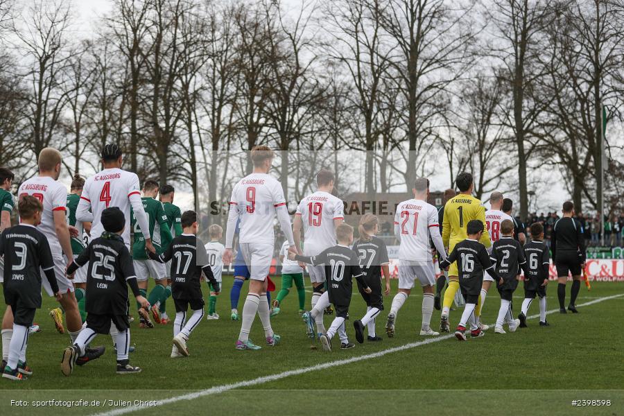 sport, action, Willy-Sachs-Stadion, Schweinfurt, Regionalliga Bayern, März 2024, Fussball, FCS, FCA, FC Augsburg II, BFV, 25. Spieltag, 16.03.2024, 1. FC Schweinfurt 1905 - Bild-ID: 2398598