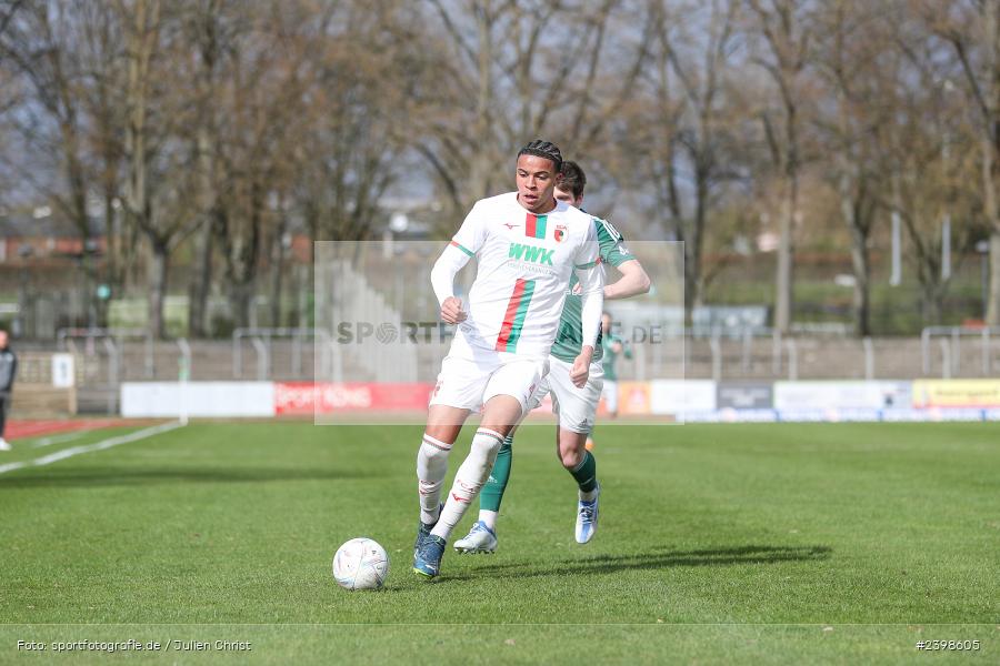 sport, action, Willy-Sachs-Stadion, Schweinfurt, Regionalliga Bayern, März 2024, Fussball, FCS, FCA, FC Augsburg II, BFV, 25. Spieltag, 16.03.2024, 1. FC Schweinfurt 1905 - Bild-ID: 2398605
