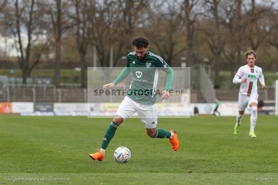 sport, action, Willy-Sachs-Stadion, Schweinfurt, Regionalliga Bayern, März 2024, Fussball, FCS, FCA, FC Augsburg II, BFV, 25. Spieltag, 16.03.2024, 1. FC Schweinfurt 1905 - Bild-ID: 2398613