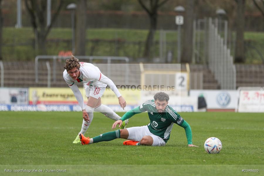 sport, action, Willy-Sachs-Stadion, Schweinfurt, Regionalliga Bayern, März 2024, Fussball, FCS, FCA, FC Augsburg II, BFV, 25. Spieltag, 16.03.2024, 1. FC Schweinfurt 1905 - Bild-ID: 2398620