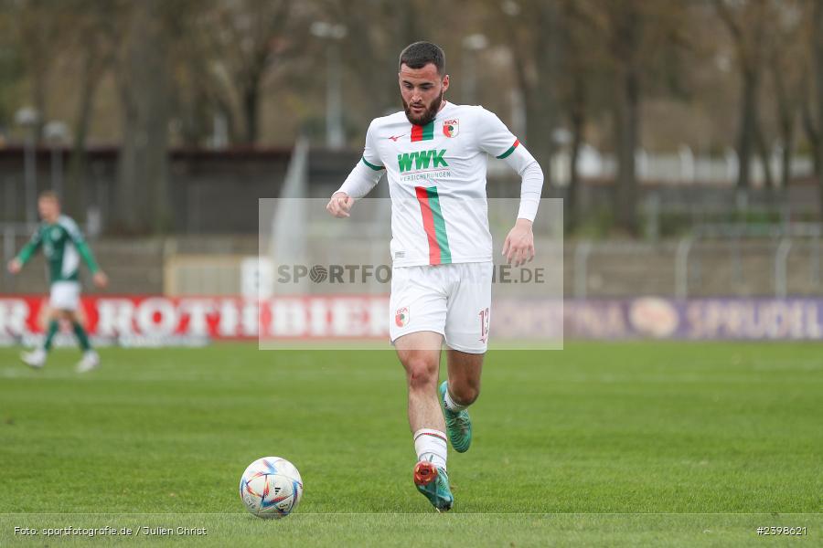 sport, action, Willy-Sachs-Stadion, Schweinfurt, Regionalliga Bayern, März 2024, Fussball, FCS, FCA, FC Augsburg II, BFV, 25. Spieltag, 16.03.2024, 1. FC Schweinfurt 1905 - Bild-ID: 2398621