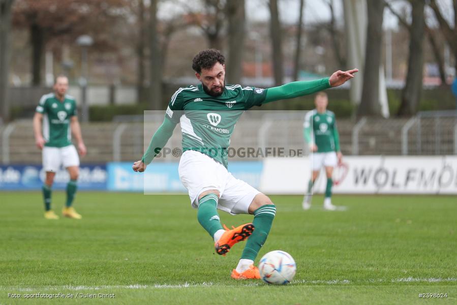 sport, action, Willy-Sachs-Stadion, Schweinfurt, Regionalliga Bayern, März 2024, Fussball, FCS, FCA, FC Augsburg II, BFV, 25. Spieltag, 16.03.2024, 1. FC Schweinfurt 1905 - Bild-ID: 2398624