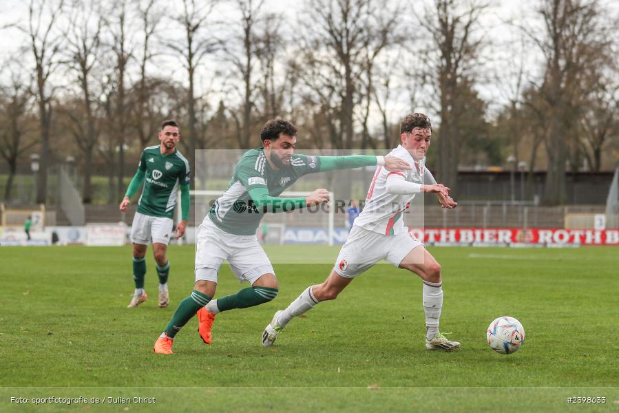 sport, action, Willy-Sachs-Stadion, Schweinfurt, Regionalliga Bayern, März 2024, Fussball, FCS, FCA, FC Augsburg II, BFV, 25. Spieltag, 16.03.2024, 1. FC Schweinfurt 1905 - Bild-ID: 2398633