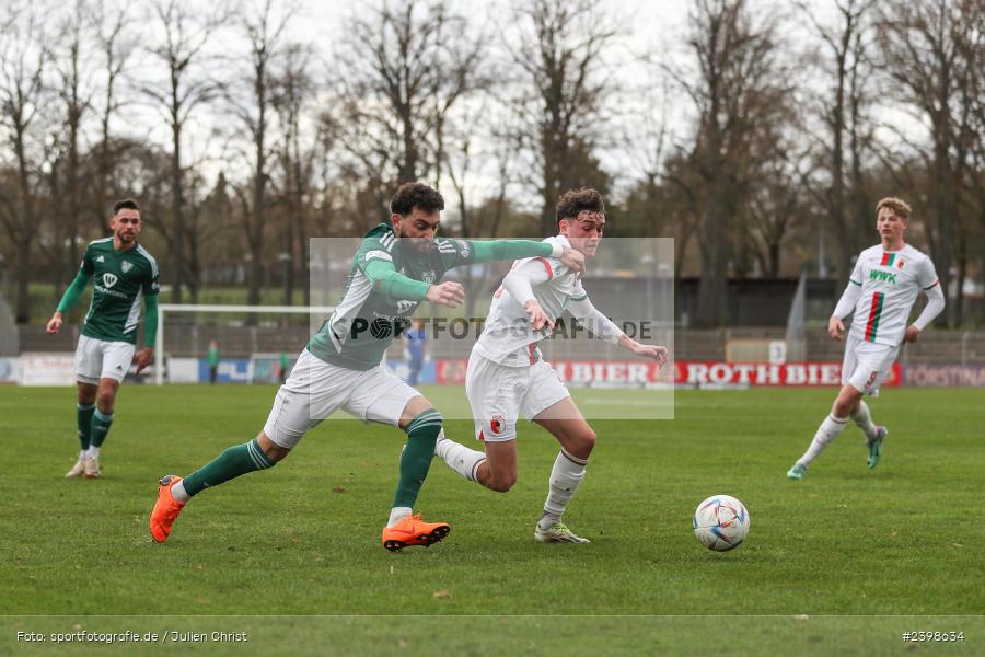 sport, action, Willy-Sachs-Stadion, Schweinfurt, Regionalliga Bayern, März 2024, Fussball, FCS, FCA, FC Augsburg II, BFV, 25. Spieltag, 16.03.2024, 1. FC Schweinfurt 1905 - Bild-ID: 2398634