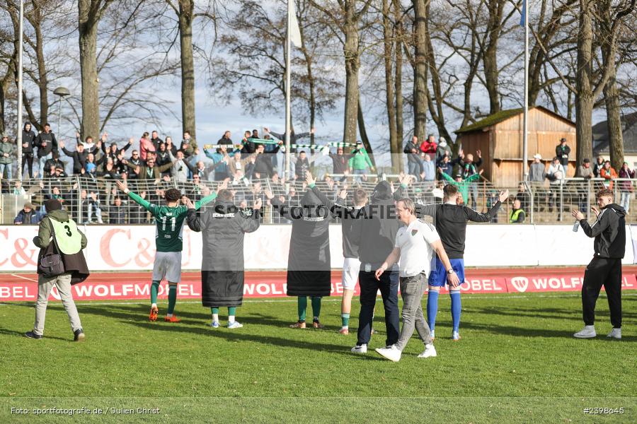 sport, action, Willy-Sachs-Stadion, Schweinfurt, Regionalliga Bayern, März 2024, Fussball, FCS, FCA, FC Augsburg II, BFV, 25. Spieltag, 16.03.2024, 1. FC Schweinfurt 1905 - Bild-ID: 2398645