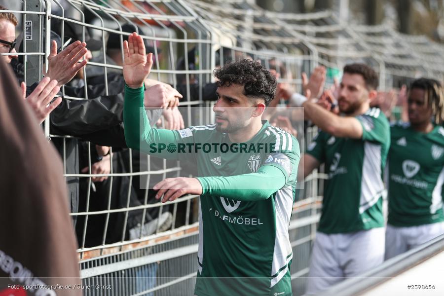 sport, action, Willy-Sachs-Stadion, Schweinfurt, Regionalliga Bayern, März 2024, Fussball, FCS, FCA, FC Augsburg II, BFV, 25. Spieltag, 16.03.2024, 1. FC Schweinfurt 1905 - Bild-ID: 2398656