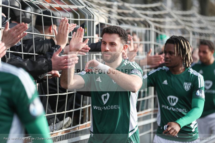 sport, action, Willy-Sachs-Stadion, Schweinfurt, Regionalliga Bayern, März 2024, Fussball, FCS, FCA, FC Augsburg II, BFV, 25. Spieltag, 16.03.2024, 1. FC Schweinfurt 1905 - Bild-ID: 2398657