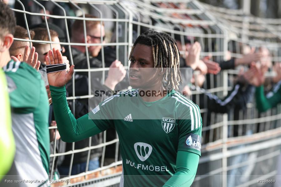 sport, action, Willy-Sachs-Stadion, Schweinfurt, Regionalliga Bayern, März 2024, Fussball, FCS, FCA, FC Augsburg II, BFV, 25. Spieltag, 16.03.2024, 1. FC Schweinfurt 1905 - Bild-ID: 2398659