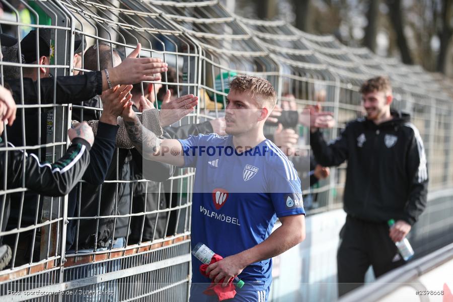 sport, action, Willy-Sachs-Stadion, Schweinfurt, Regionalliga Bayern, März 2024, Fussball, FCS, FCA, FC Augsburg II, BFV, 25. Spieltag, 16.03.2024, 1. FC Schweinfurt 1905 - Bild-ID: 2398668