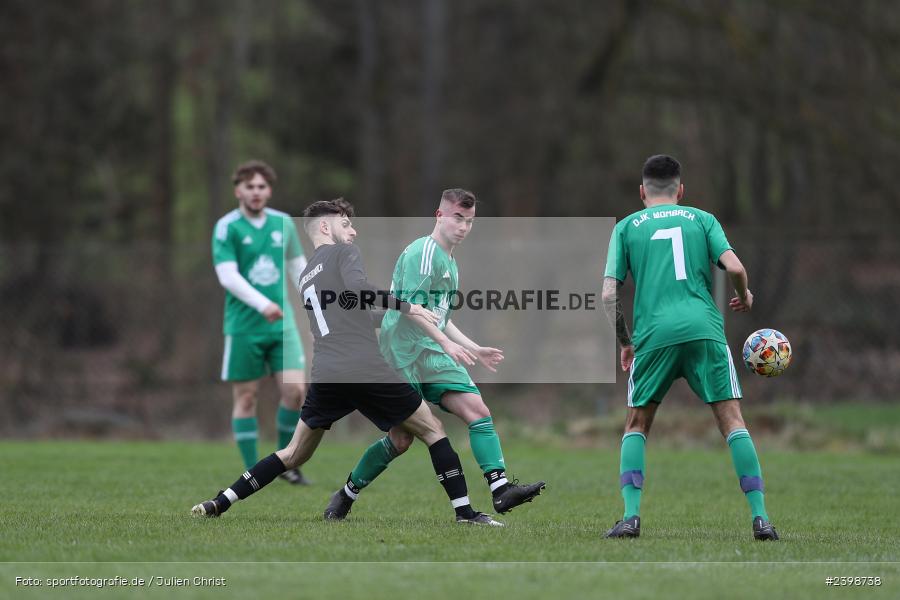 sport, action, Wombach, Sportgelände, SVS, SV-DJK Wombach, SV Sendelbach-Steinbach, März 2024, Kreisklasse Würzburg Gr. 3, Fussball, DJK, BFV, 17.03.2024, 17. Spieltag - Bild-ID: 2398738 sport, action, Wombach, Sportgelände, SVS, SV-DJK Wombach, SV Sendelbach-Steinbach, März 2024, Kreisklasse Würzburg Gr. 3, Fussball, DJK, BFV, 17.03.2024, 17. Spieltag - Bild-ID: 2398738