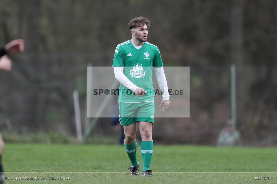 sport, action, Wombach, Sportgelände, SVS, SV-DJK Wombach, SV Sendelbach-Steinbach, März 2024, Kreisklasse Würzburg Gr. 3, Fussball, DJK, BFV, 17.03.2024, 17. Spieltag - Bild-ID: 2398781