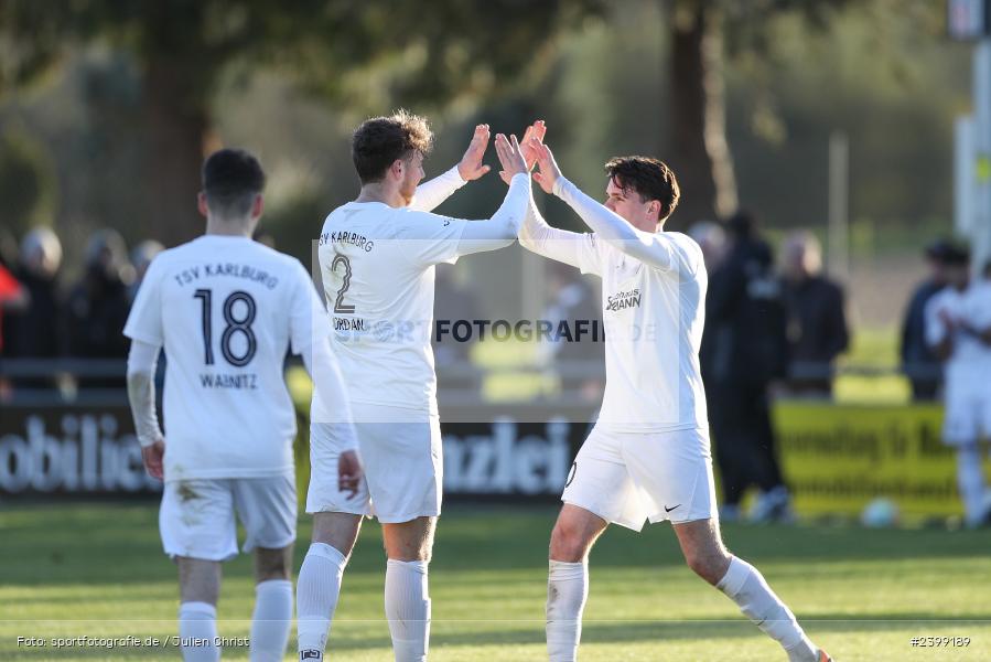 Sportgelände, Karlburg, 23.03.2024, sport, action, BFV, Fussball, März 2024, 26. Spieltag, Landesliga Nordwest, GOC, TSV, TSV Gochsheim, TSV Karlburg - Bild-ID: 2399189