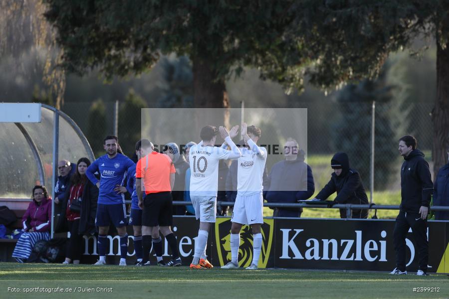 Sportgelände, Karlburg, 23.03.2024, sport, action, BFV, Fussball, März 2024, 26. Spieltag, Landesliga Nordwest, GOC, TSV, TSV Gochsheim, TSV Karlburg - Bild-ID: 2399212