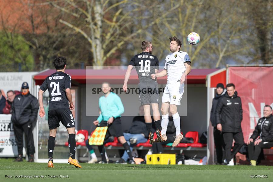 NGN-Arena, Aubstadt, 23.03.2024, sport, action, BFV, Fussball, März 2024, 26. Spieltag, Regionalliga Bayern, DJK, TSV, DJK Vilzing, TSV Aubstadt - Bild-ID: 2399422