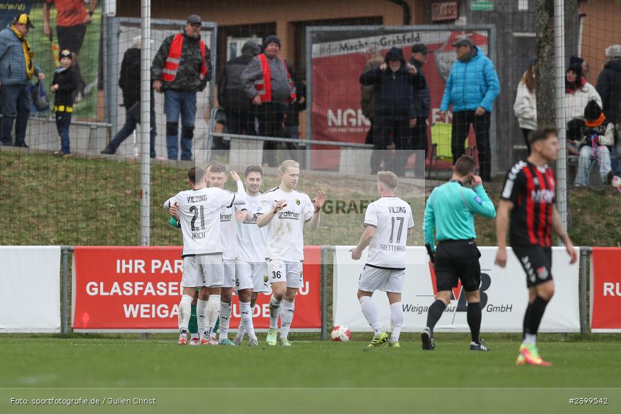 NGN-Arena, Aubstadt, 23.03.2024, sport, action, BFV, Fussball, März 2024, 26. Spieltag, Regionalliga Bayern, DJK, TSV, DJK Vilzing, TSV Aubstadt - Bild-ID: 2399542