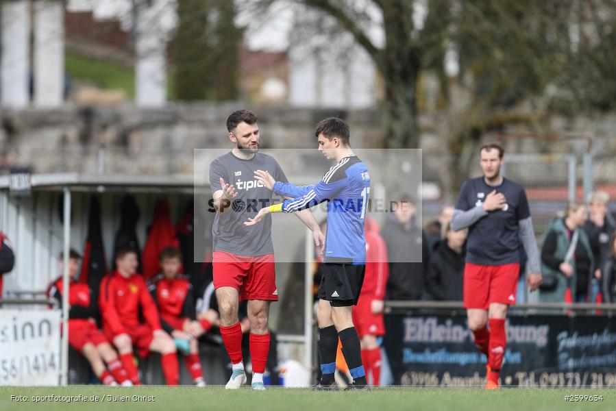 Sportgelände, Rieneck, 24.03.2024, sport, action, BFV, Fussball, März 2024, Kreisklasse Würzburg, 18. Spieltag, BCA, SVR, BSC Aura, SV Rieneck - Bild-ID: 2399634