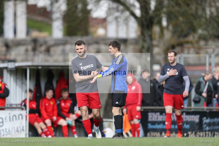 Sportgelände, Rieneck, 24.03.2024, sport, action, BFV, Fussball, März 2024, Kreisklasse Würzburg, 18. Spieltag, BCA, SVR, BSC Aura, SV Rieneck - Bild-ID: 2399635