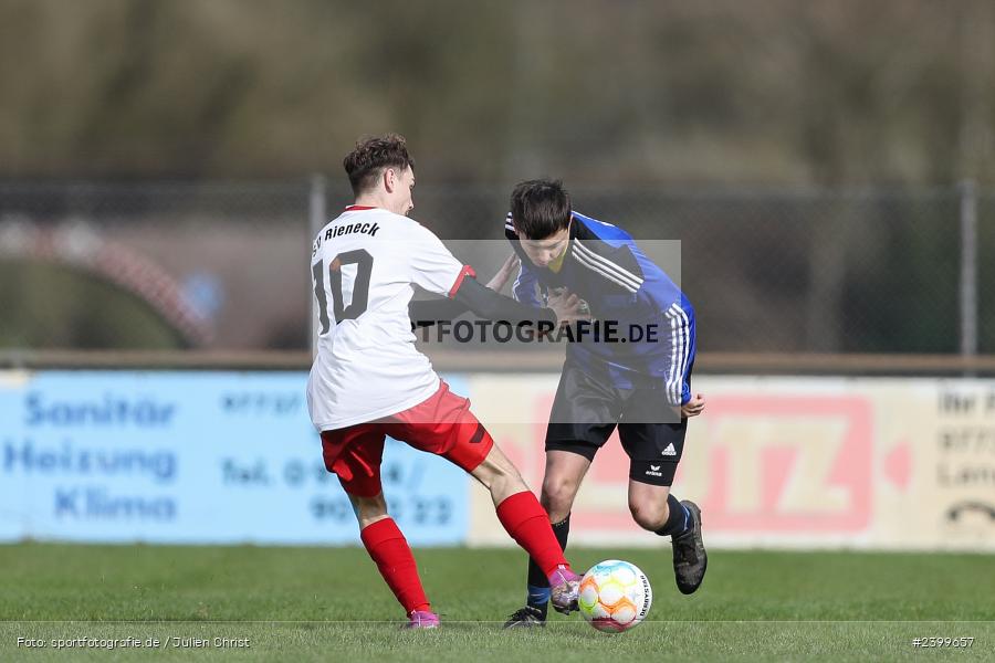 Sportgelände, Rieneck, 24.03.2024, sport, action, BFV, Fussball, März 2024, Kreisklasse Würzburg, 18. Spieltag, BCA, SVR, BSC Aura, SV Rieneck - Bild-ID: 2399657
