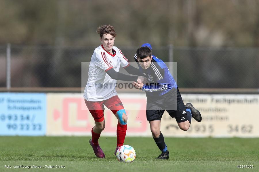 Sportgelände, Rieneck, 24.03.2024, sport, action, BFV, Fussball, März 2024, Kreisklasse Würzburg, 18. Spieltag, BCA, SVR, BSC Aura, SV Rieneck - Bild-ID: 2399659