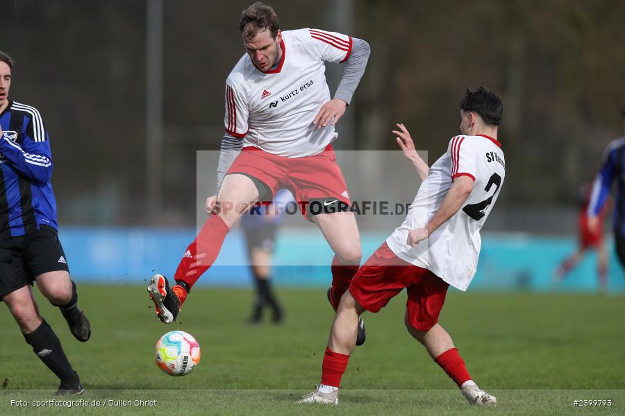 Sportgelände, Rieneck, 24.03.2024, sport, action, BFV, Fussball, März 2024, Kreisklasse Würzburg, 18. Spieltag, BCA, SVR, BSC Aura, SV Rieneck - Bild-ID: 2399793