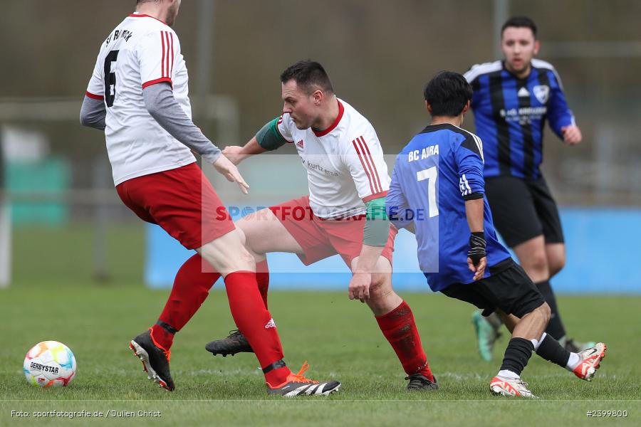 Sportgelände, Rieneck, 24.03.2024, sport, action, BFV, Fussball, März 2024, Kreisklasse Würzburg, 18. Spieltag, BCA, SVR, BSC Aura, SV Rieneck - Bild-ID: 2399800