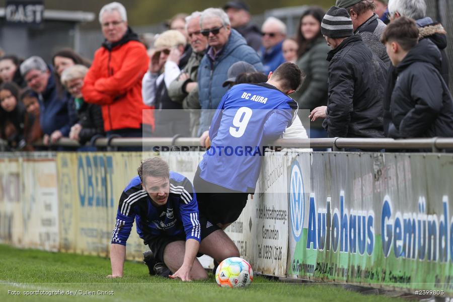 Sportgelände, Rieneck, 24.03.2024, sport, action, BFV, Fussball, März 2024, Kreisklasse Würzburg, 18. Spieltag, BCA, SVR, BSC Aura, SV Rieneck - Bild-ID: 2399803
