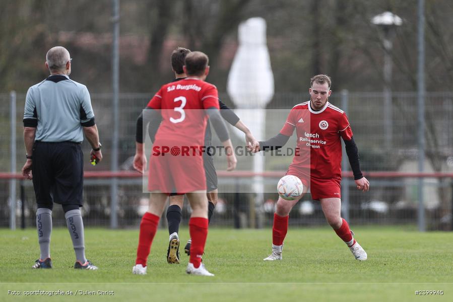 Sportgelände, Burgsinn, 24.03.2024, sport, action, BFV, Fussball, März 2024, B-Klasse Würzburg Gr. 4, 18. Spieltag, FVGS, SGB, FV Gemünden/Seifriedsburg II, SG Burgsinn II - Bild-ID: 2399945