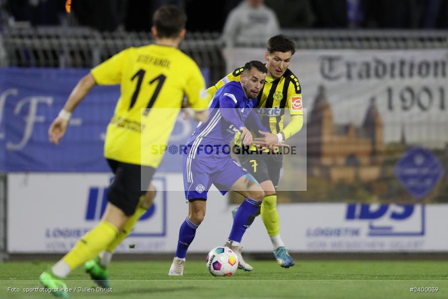 Stadion am Schönbusch, Aschaffenburg, 25.03.2024, sport, action, BFV, Fussball, März 2024, 26. Spieltag, Regionalliga Bayern, BAY, SVA, SpVgg Bayreuth, SV Viktoria Aschaffenburg - Bild-ID: 2400039