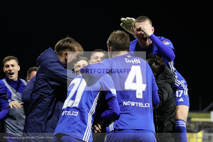 Team, Stadion am Schönbusch, Aschaffenburg, 25.03.2024, sport, action, BFV, Fussball, März 2024, 26. Spieltag, Regionalliga Bayern, BAY, SVA, SpVgg Bayreuth, SV Viktoria Aschaffenburg - Bild-ID: 2400063