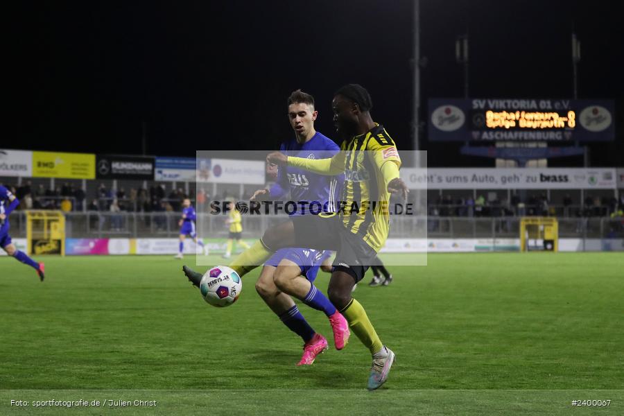 Stadion am Schönbusch, Aschaffenburg, 25.03.2024, sport, action, BFV, Fussball, März 2024, 26. Spieltag, Regionalliga Bayern, BAY, SVA, SpVgg Bayreuth, SV Viktoria Aschaffenburg - Bild-ID: 2400067 Stadion am Schönbusch, Aschaffenburg, 25.03.2024, sport, action, BFV, Fussball, März 2024, 26. Spieltag, Regionalliga Bayern, BAY, SVA, SpVgg Bayreuth, SV Viktoria Aschaffenburg - Bild-ID: 2400067